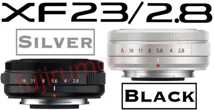 富士传闻 富士龙 XF23mm f／2.8 镜头有黑色和银色可供选择  第1张