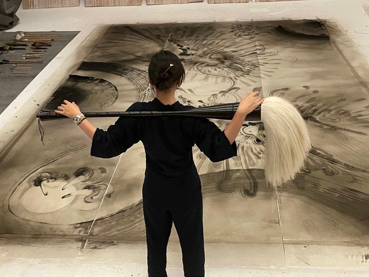陈漫个展“龙·雨·田”，以龙为引，自然与共  第12张